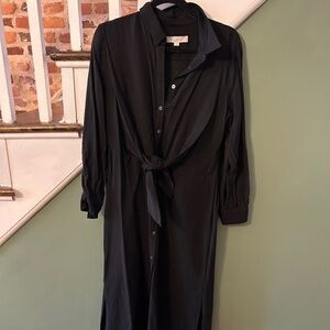 Black midi Loft dress